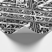 Brief N Middeleeuws Monogram Art Nouveau Cadeaupapier (Hoek)