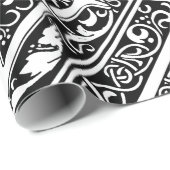 Brief N Middeleeuws Monogram Art Nouveau Cadeaupapier (Rol Hoek)