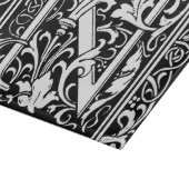 Brief N Middeleeuws Monogram Art Nouveau Snijplank (Hoek)