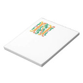 Brief N Monogram Fleur de lis Notitieblok (Linkerzijde)