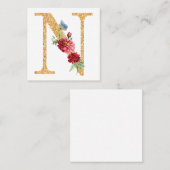 Brief n vierkante visitekaartje (Voorkant / Achterkant)