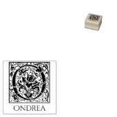 Brief O  eerste brief met naam Rubberstempel (Gestempeld)