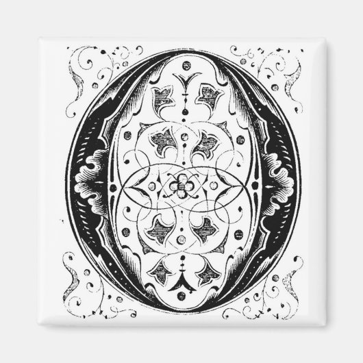 Brief "O" — Magnet (Voorkant)