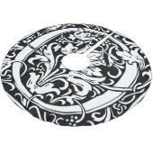 Brief O Middeleeuws Monogram Art Nouveau Kerstboom Rok (Gekanteld)