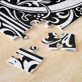 Brief O Middeleeuws Monogram Art Nouveau Legpuzzel (Zijkant)