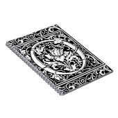 Brief O Middeleeuws Monogram Art Nouveau Notitieboek (Rechterzijde)