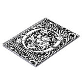 Brief O Middeleeuws Monogram Art Nouveau Notitieboek (Linkerzijde)