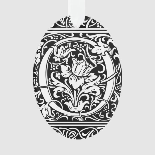 Brief O Middeleeuws Monogram Art Nouveau Ornament (voorkant)