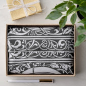 Brief O Middeleeuws Monogram Art Nouveau Tissuepapier (Geschenk)