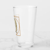BRIEF O MONOGRAM Beauful Wedding New Home Gift Glas (Links)