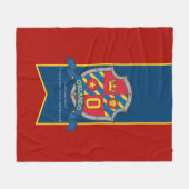 Brief O Orlando, met de term wapenschild Fleece Deken (Voorkant (Horizontaal))