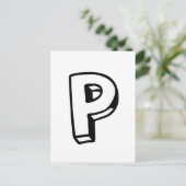 Brief P Briefkaart (Staand voorkant)