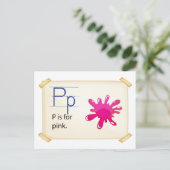 Brief P Briefkaart (Staand voorkant)