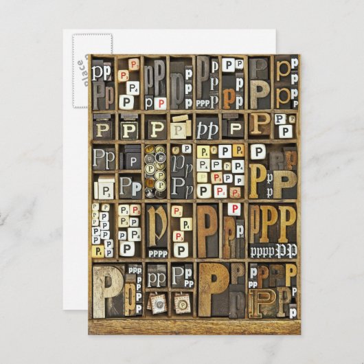 Brief P Briefkaart (Voorkant / Achterkant)