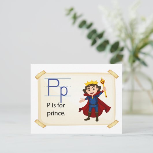 Brief P Briefkaart (Staand voorkant)