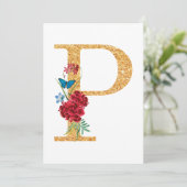 Brief p kaart (Staand voorkant)