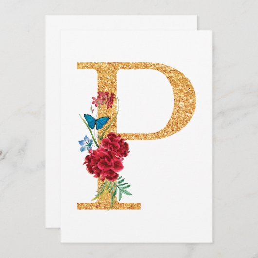 Brief p kaart (Voorkant / Achterkant)