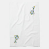 Brief P Kitchen met handdoeken (Verticaal)