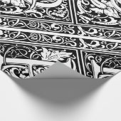 Brief P Middeleeuws Monogram Art Nouveau Cadeaupapier (Hoek)