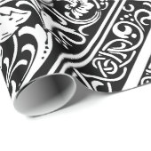 Brief P Middeleeuws Monogram Art Nouveau Cadeaupapier (Rol Hoek)