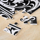 Brief P Middeleeuws Monogram Art Nouveau Legpuzzel (Zijkant)