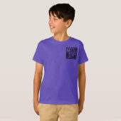 Brief P Middeleeuws Monogram Art Nouveau T-shirt (Voorkant volledig)