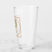 BRIEF P MONOGRAM Beauful Wedding New Home Gift Glas (Links)