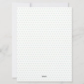 Brief paashaas feestdagenkaart (Achterkant)