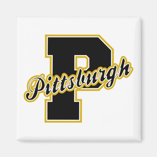 Brief Pittsburgh Magneet (Voorkant)