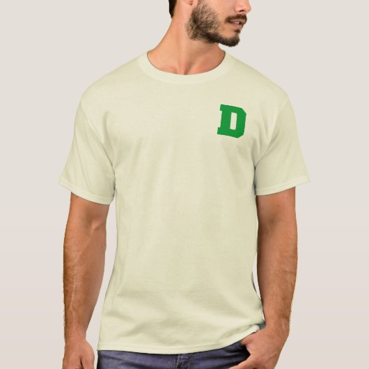 Brief Pride D Groen.png T-shirt (Voorkant)