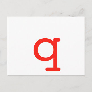 Brief q briefkaart