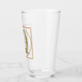 BRIEF Q MONOGRAM Beauful Wedding New Home Gift Glas (Links)
