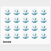 *~* BRIEF Q - Zee Ocean Beach Envelope Sticker (Vel)