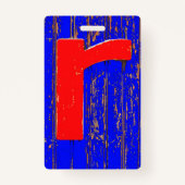 Brief r badge (Achterkant)