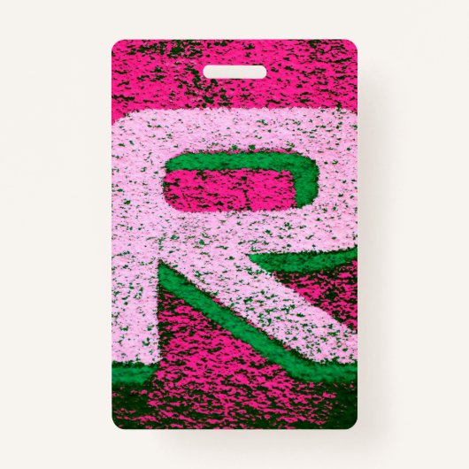 Brief r badge (Voorkant)