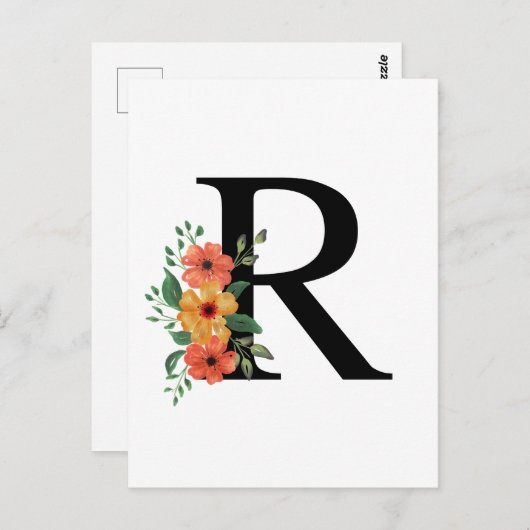 Brief R Briefkaart (Voorkant / Achterkant)