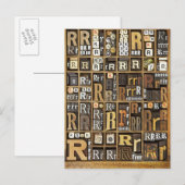 Brief R Briefkaart (Voorkant / Achterkant)