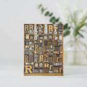 Brief R Briefkaart (Staand voorkant)