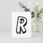 Brief R Briefkaart (Staand voorkant)