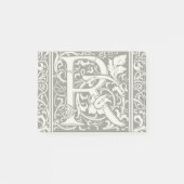 Brief R Middeleeuws Monogram Art Nouveau Post-it® Notes (Voorkant)