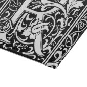 Brief R Middeleeuws Monogram Art Nouveau Snijplank (Hoek)