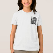Brief R Middeleeuws Monogram Art Nouveau Tri-Blend Shirt (Voorkant)
