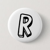 Brief R Ronde Button 5,7 Cm (Voorkant)