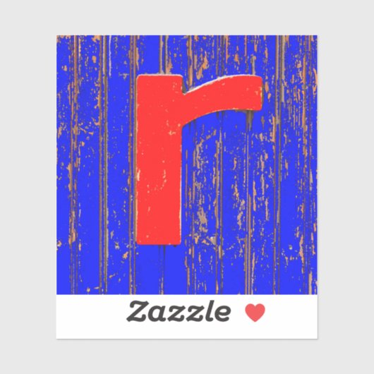 Brief r sticker (Vel)