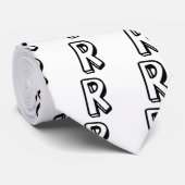 Brief R Stropdas (Opgerold)