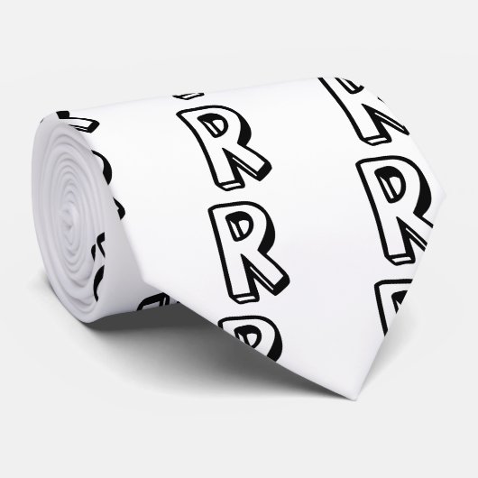 Brief R Stropdas (Opgerold)