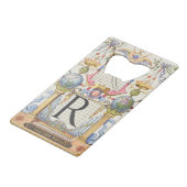 Brief R van Mira Calligraphiae Monumenta Creditkaart Flessenopener (Voorkant Gekanteld)