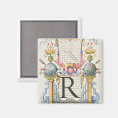 Brief R van Mira Calligraphiae Monumenta Magneet (Voorkant / Achterkant)