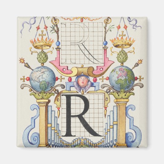 Brief R van Mira Calligraphiae Monumenta Magneet (Voorkant)