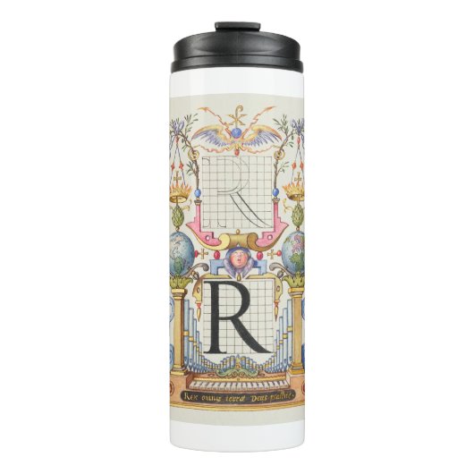 Brief R van Mira Calligraphiae Monumenta Thermosbeker (Voorkant)